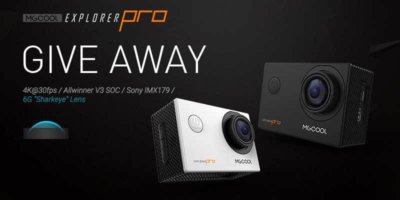 MGCool Explorer Pro 4K Giveaway: Win A Brand New Action Camera For Free! MGCool Explorer Pro 4K Giveaway